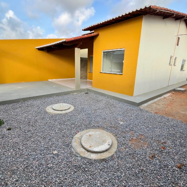 Casa com 2 Quartos, Sala e Cozinha Integrada - Bairro Sollares, Extremoz/RN